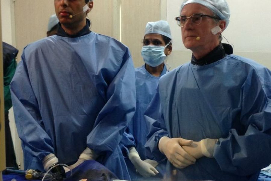 During Procedure with Dr.Antonio Colombo