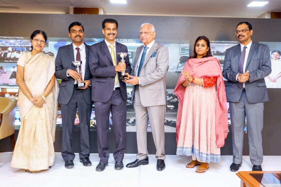 Received award on Founder_s Day 2018 from Apollo hospitals chairman for Clinical Excellence in Cardiac Sciences