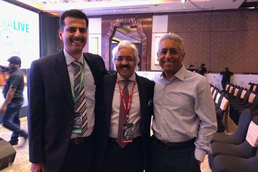 With Dr.Ashok Seth and Dr.Ganesh Manoharan during India live Conference